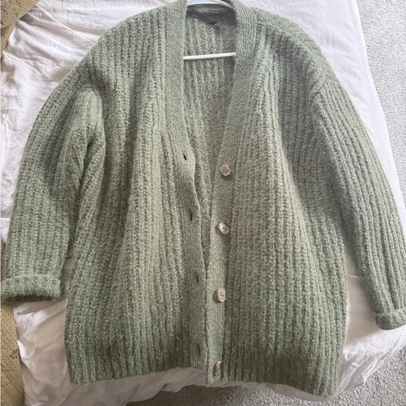 Jenni Kayne Sage Green Knit Cardigan